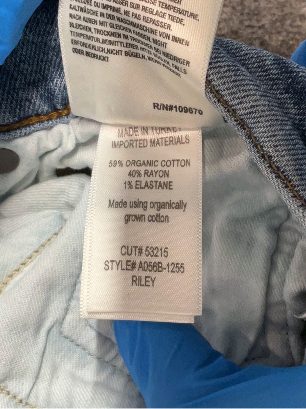 AGOLDE Riley High Rise Straight Crop Jeans 25 Distressed Light Wash Denim - Picture 7 of 7